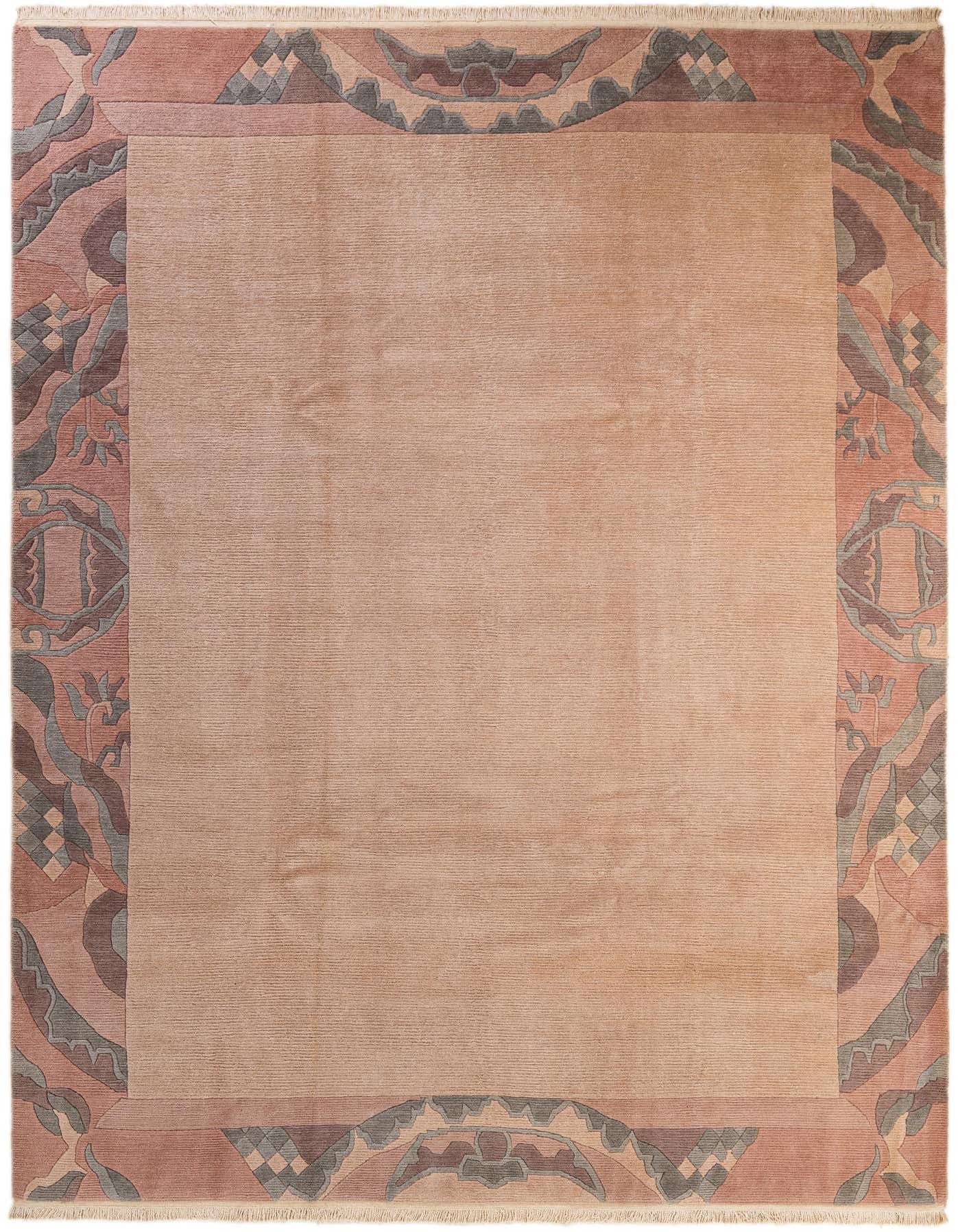 8' 5 x 11' 9 Hand Knotted Tibet Wool Rug