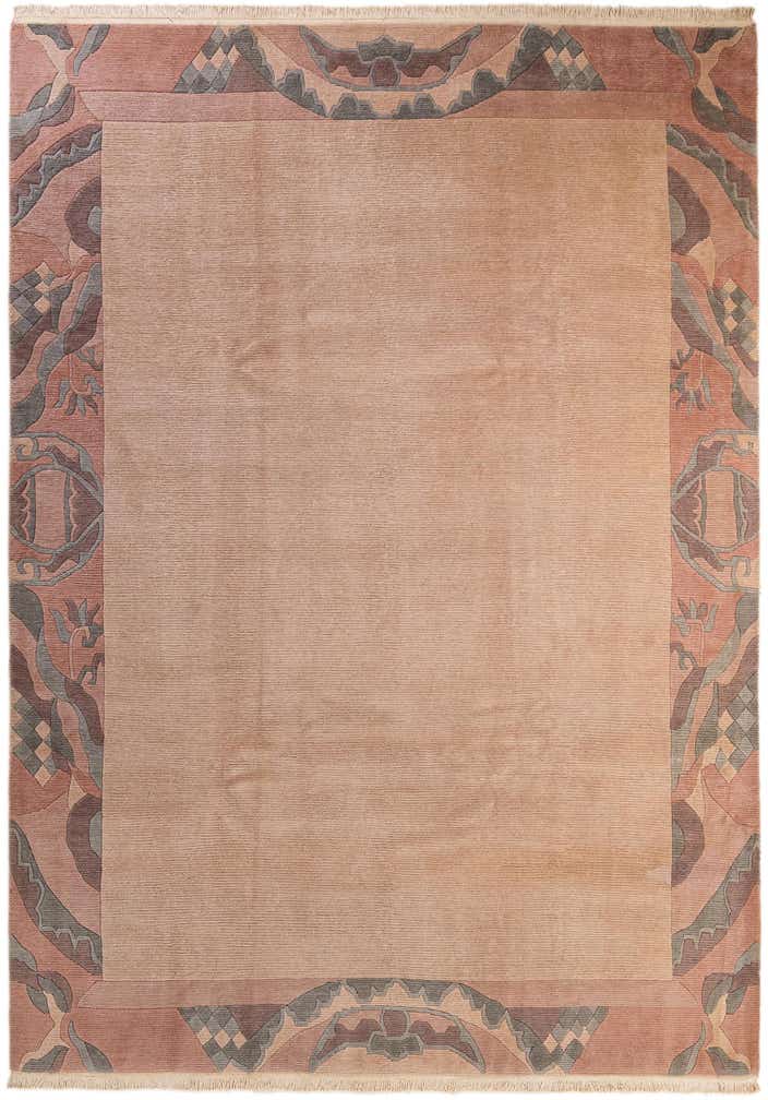 8' 5 x 11' 9 Hand Knotted Tibet Wool Rug