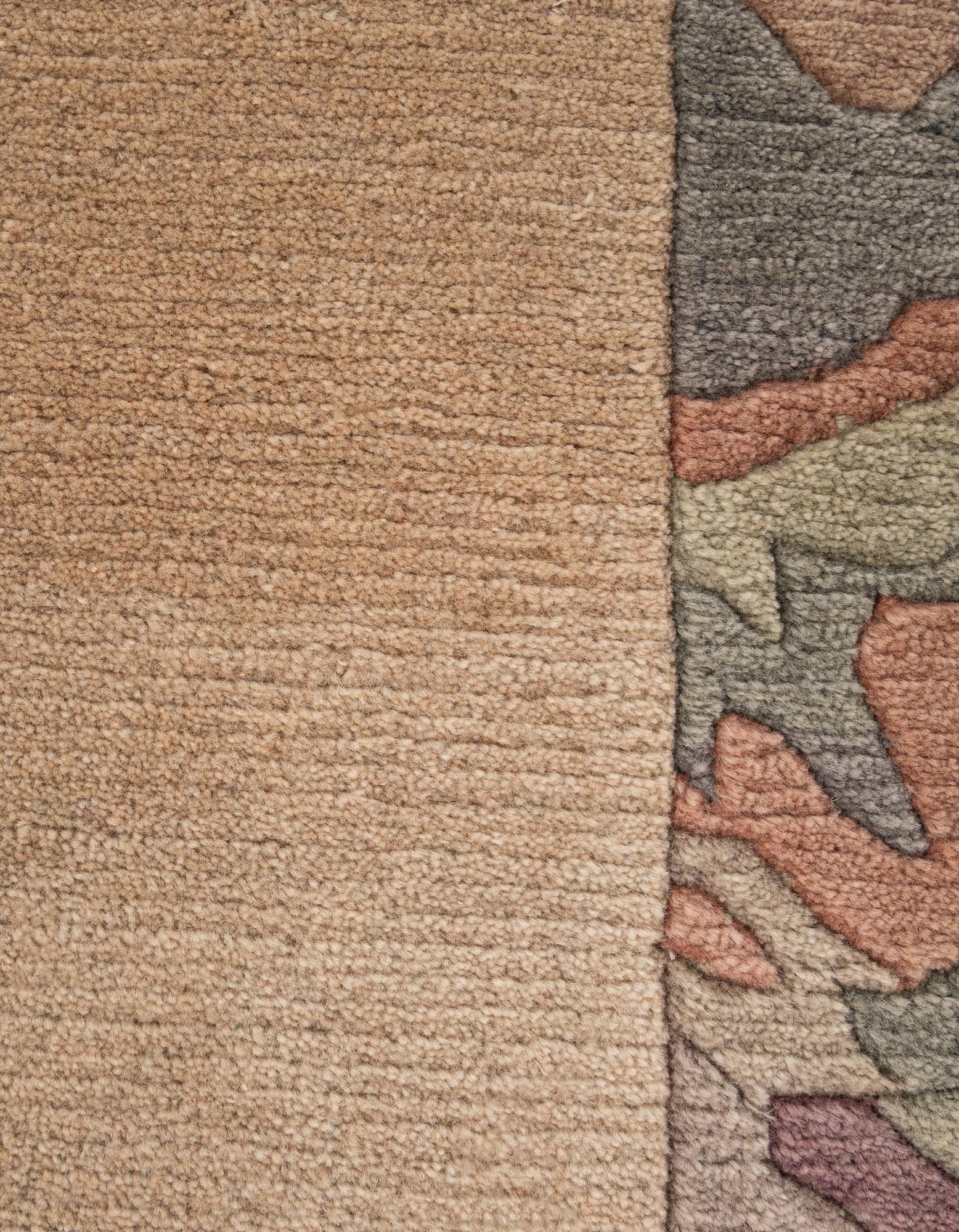 2' 6 x 4' 9 Hand Knotted Tibet Wool Rug