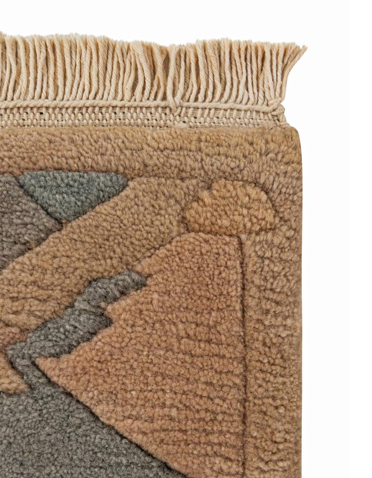 Detail image of 2' 6 x 4' 9  Hand Knotted Tibet Wool Rug