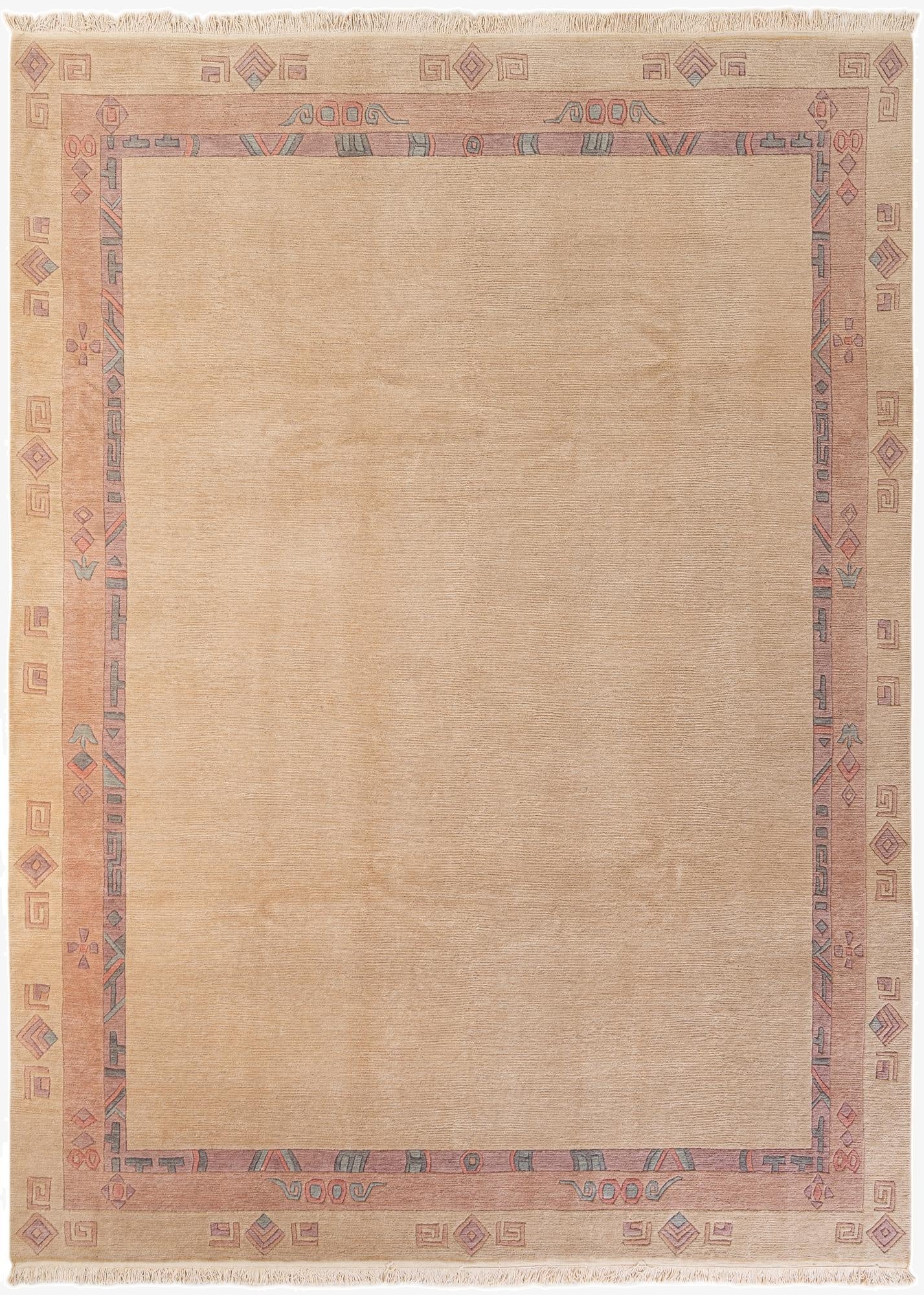 8' 3 x 11' 2  Hand Knotted Tibet Wool Rug