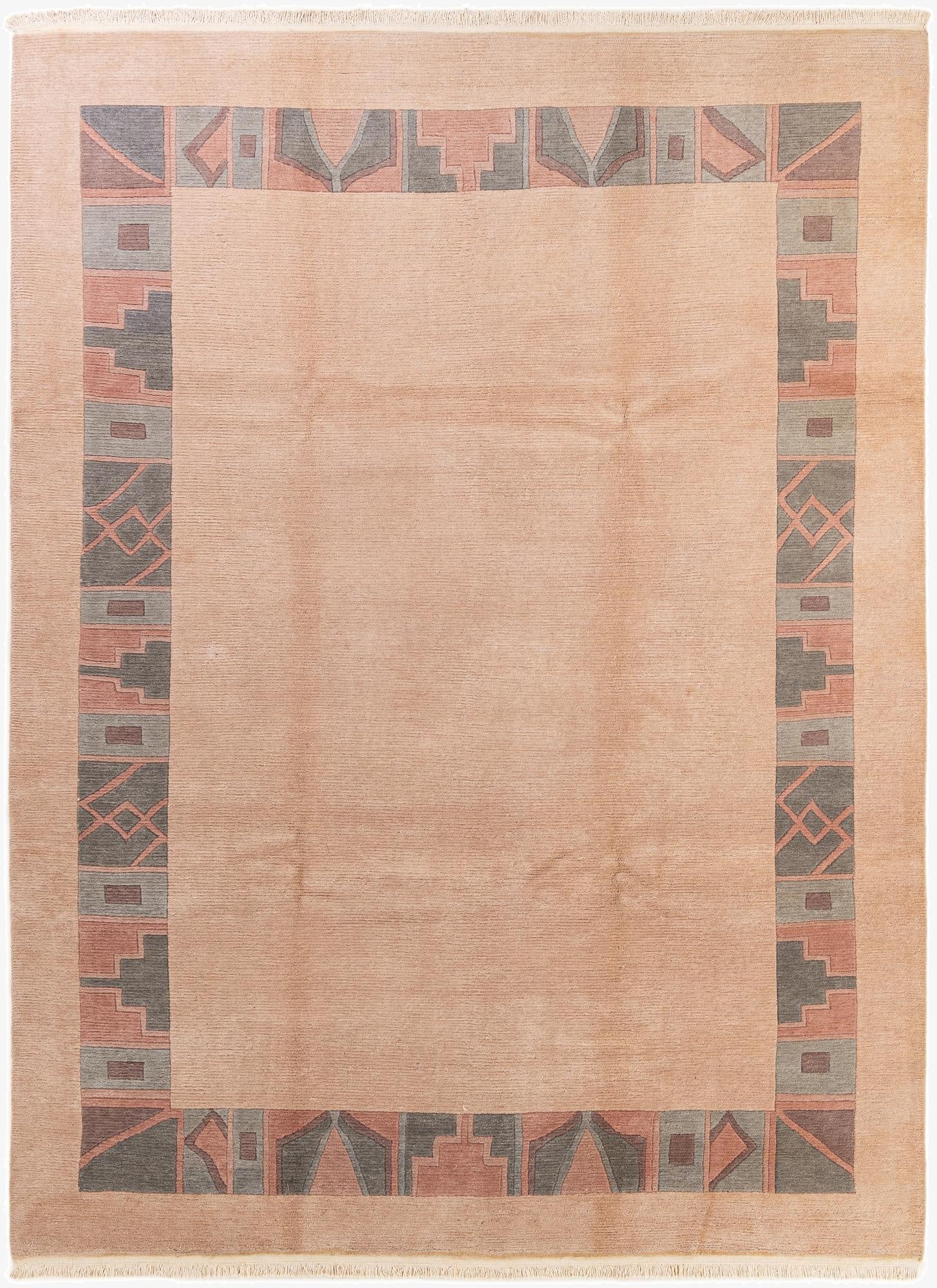 8' 4 x 11' 4  Hand Knotted Tibet Wool Rug
