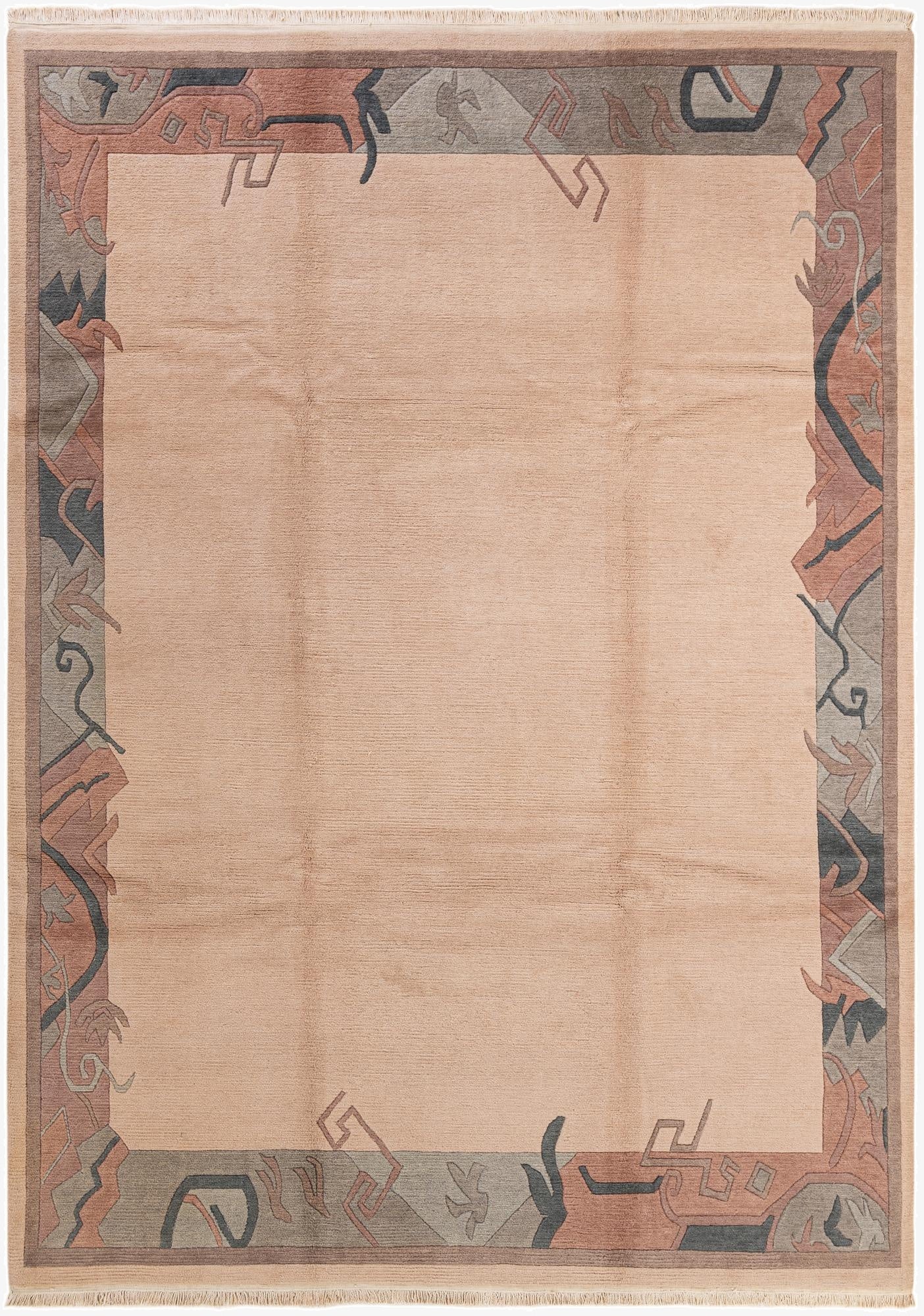 8' 4 x 11' 8  Hand Knotted Tibet Wool Rug