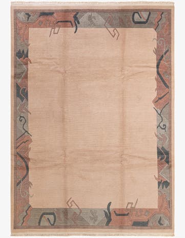 8' 4 x 11' 8 Hand Knotted Tibet Wool Rug