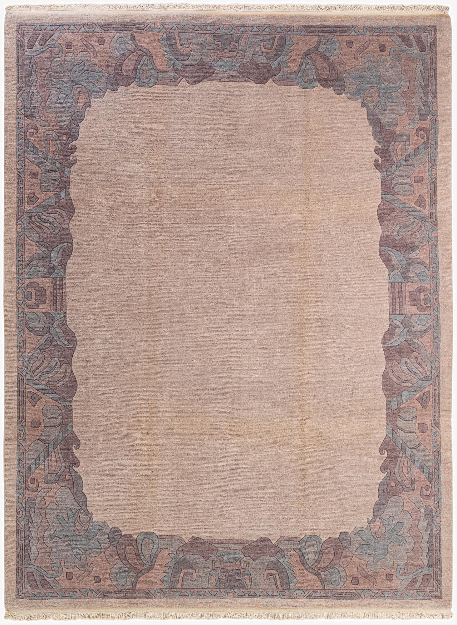 8' 4 x 11' 2  Hand Knotted Tibet Wool Rug