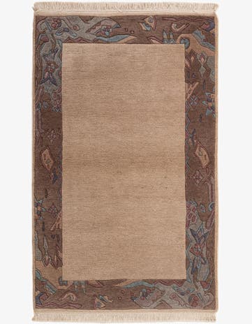 3' 2 x 5' 1 Hand Knotted Tibet Wool Rug