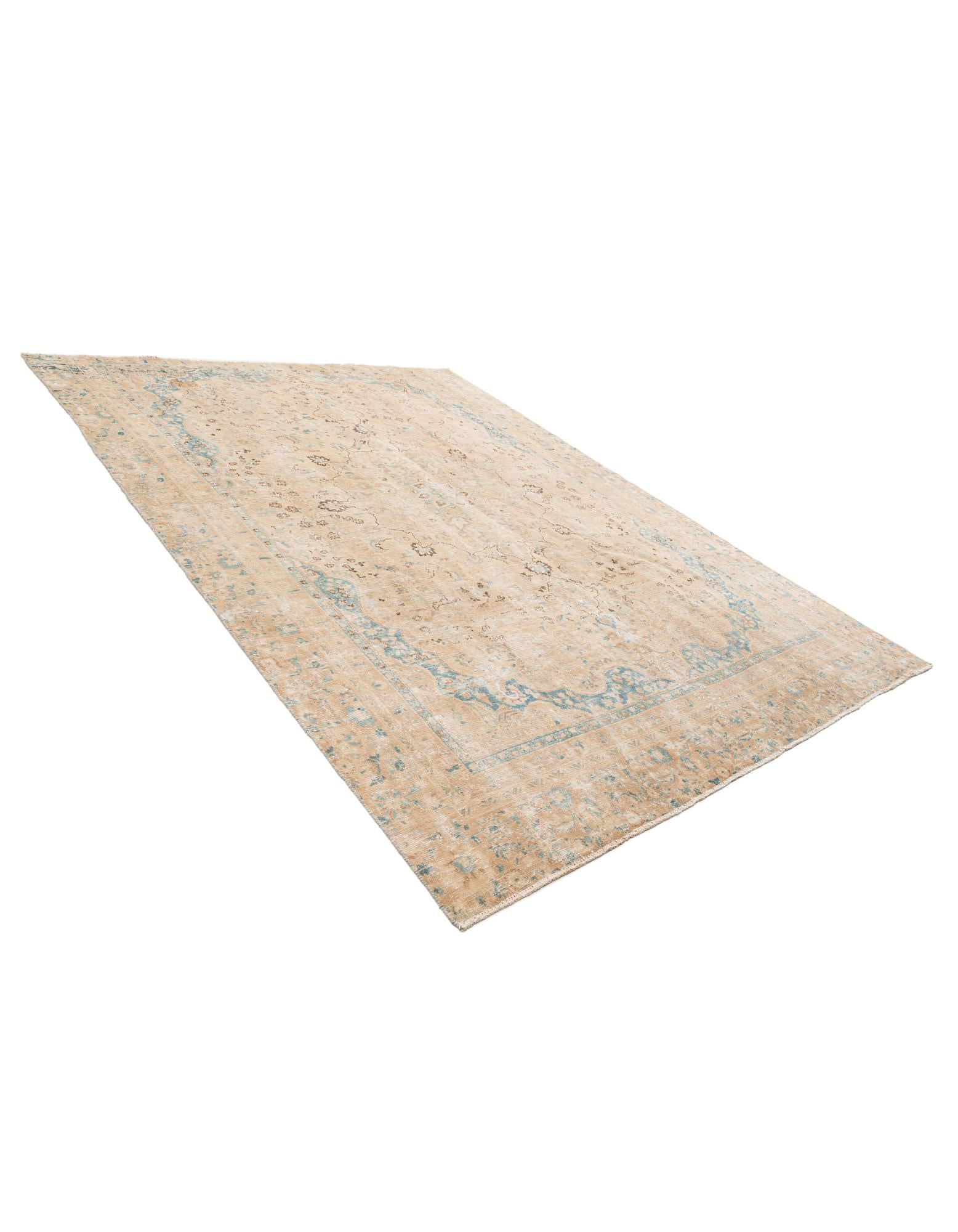 8' 1 x 11' Hand Knotted Ultra Vintage Persian Wool Rug