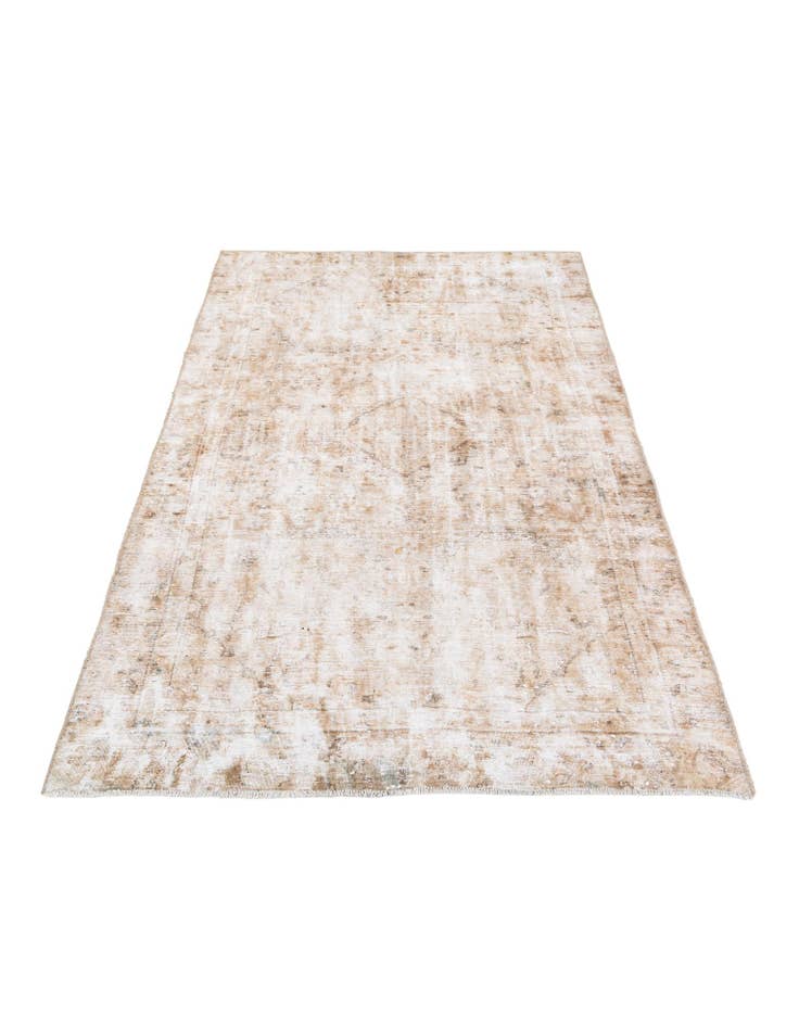 Detail image of 5' 7 x 8' 8  Hand Knotted Ultra Vintage Persian Wool Rug