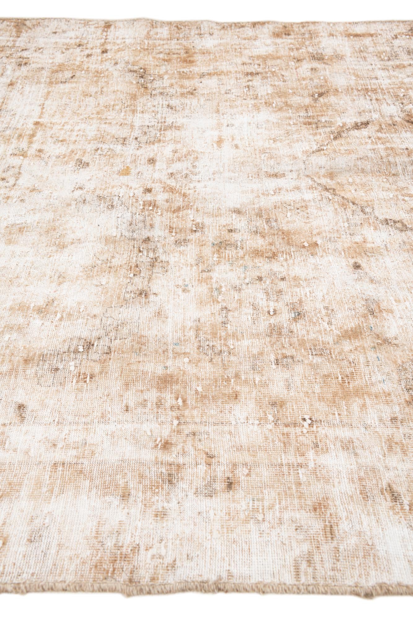 5' 7 x 8' 8 Hand Knotted Ultra Vintage Persian Wool Rug