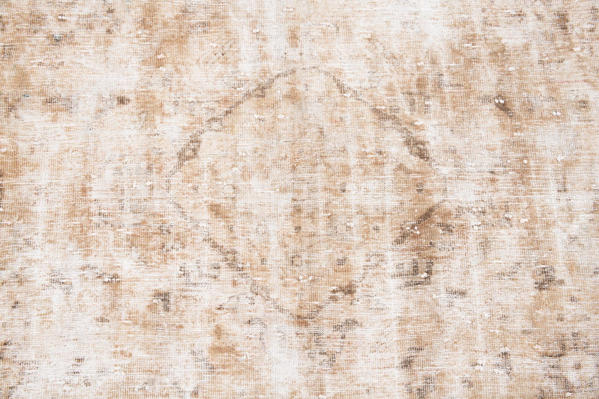 5' 7 x 8' 8 Hand Knotted Ultra Vintage Persian Wool Rug