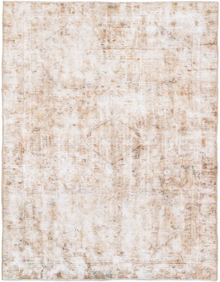 Detail image of 5' 7 x 8' 8 Hand Knotted Ultra Vintage Persian Wool Rug