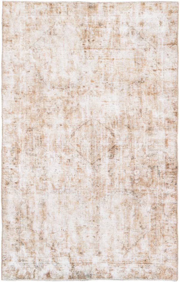 Detail image of 5' 7 x 8' 8 Hand Knotted Ultra Vintage Persian Wool Rug
