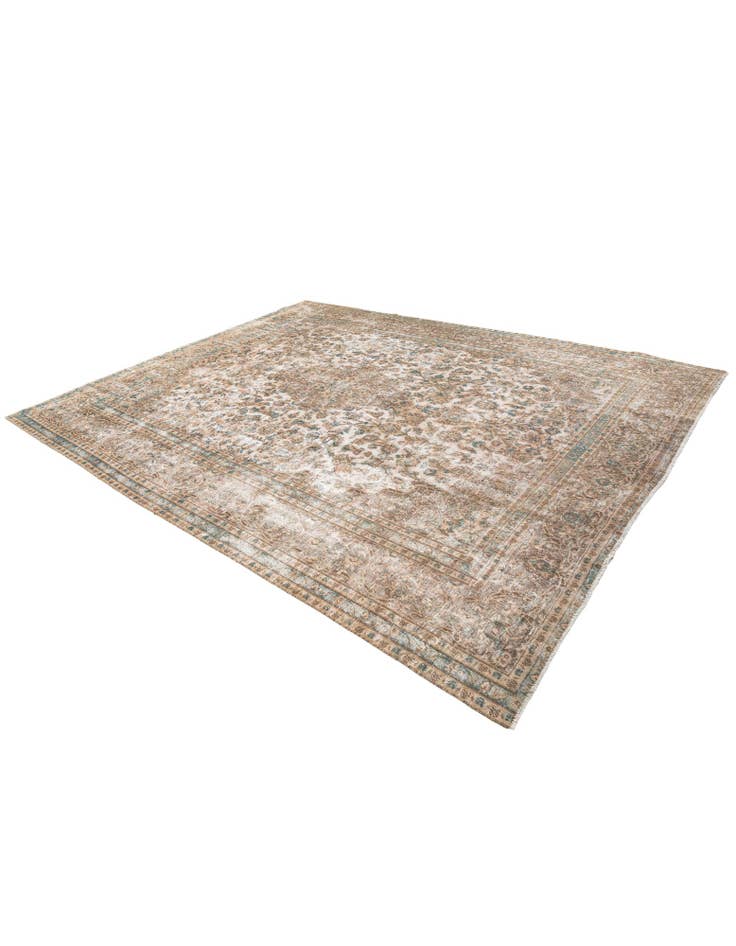 Detail image of 9' 5 x 11' 10 Hand Knotted Ultra Vintage Persian Wool Rug