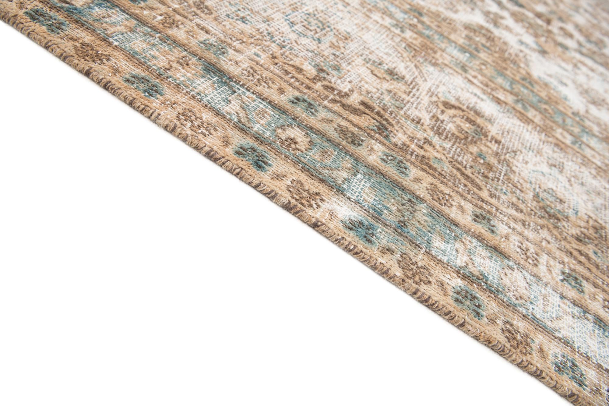 9' 5 x 11' 10 Hand Knotted Ultra Vintage Persian Wool Rug