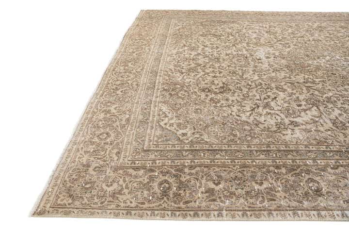 8' 6 x 11' 6 Hand Knotted Ultra Vintage Persian Wool Rug