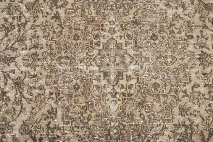 8' 6 x 11' 6 Hand Knotted Ultra Vintage Persian Wool Rug