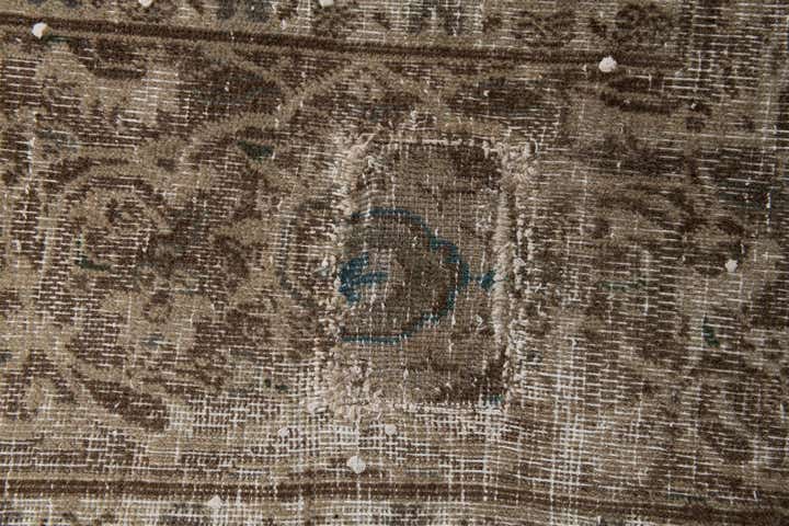 8' 6 x 11' 6 Hand Knotted Ultra Vintage Persian Wool Rug