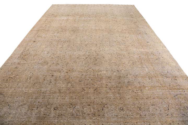 9' 4 x 13' 6 Hand Knotted Ultra Vintage Persian Wool Rug