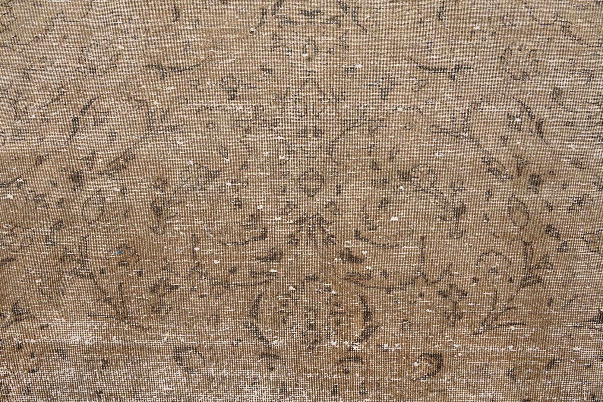 9' 4 x 13' 6 Hand Knotted Ultra Vintage Persian Wool Rug