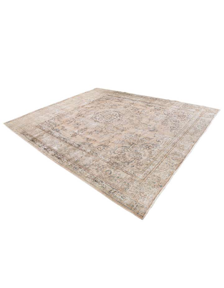 10' x 12' 1 Hand Knotted Ultra Vintage Persian Wool Rug