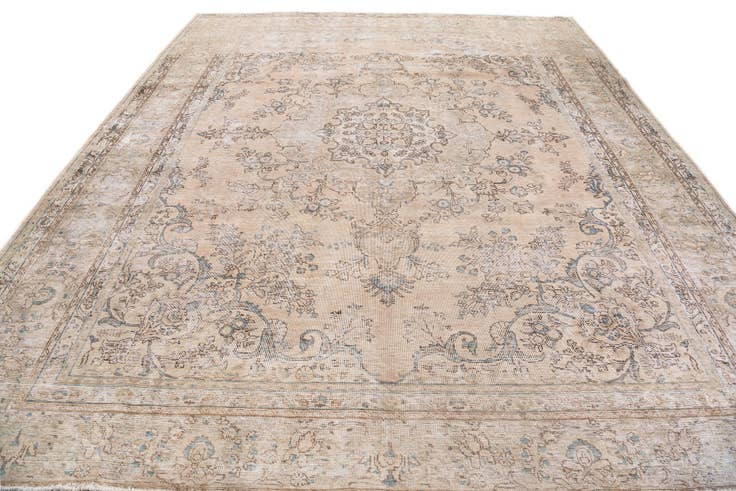 Detail image of 10' x 12' 1 Hand Knotted Ultra Vintage Persian Wool Rug