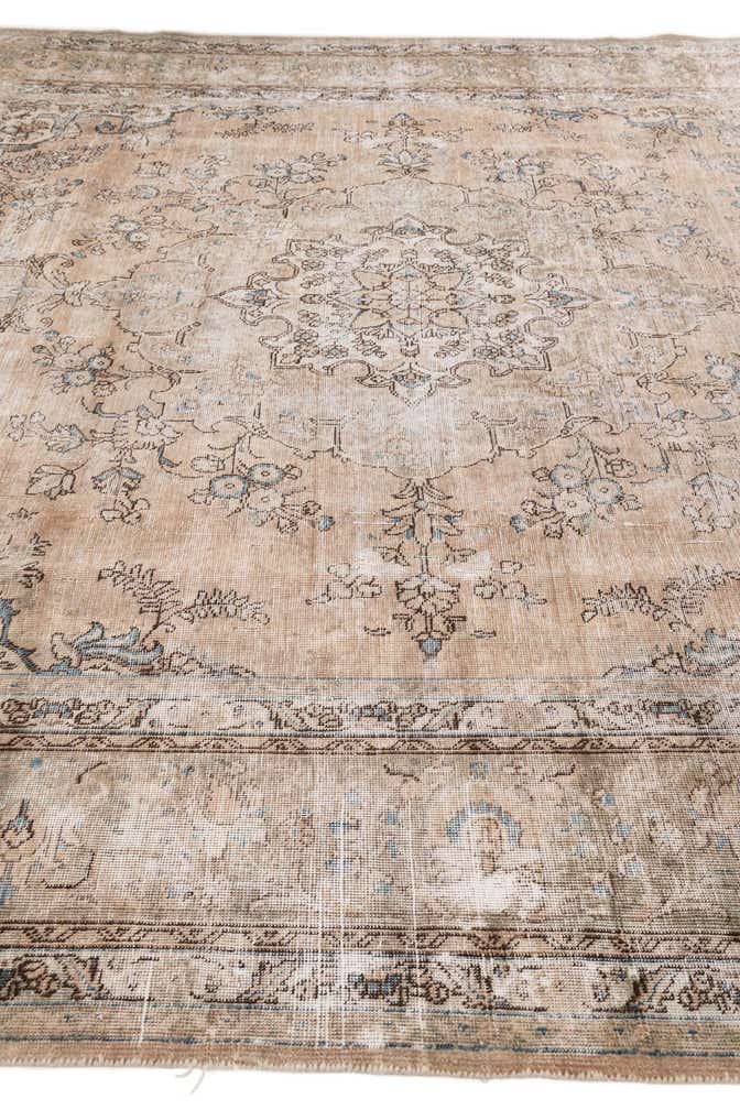 10' x 12' 1 Hand Knotted Ultra Vintage Persian Wool Rug