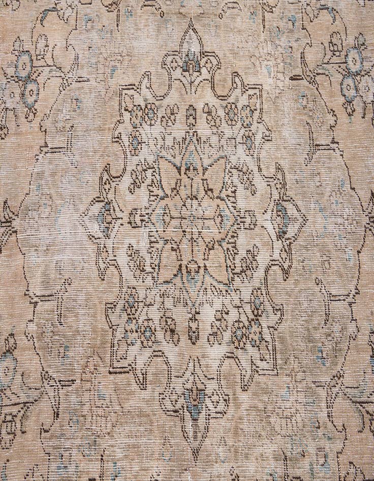 Detail image of 10' x 12' 1  Hand Knotted Ultra Vintage Persian Wool Rug