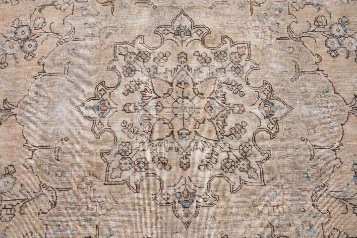 10' x 12' 1 Hand Knotted Ultra Vintage Persian Wool Rug