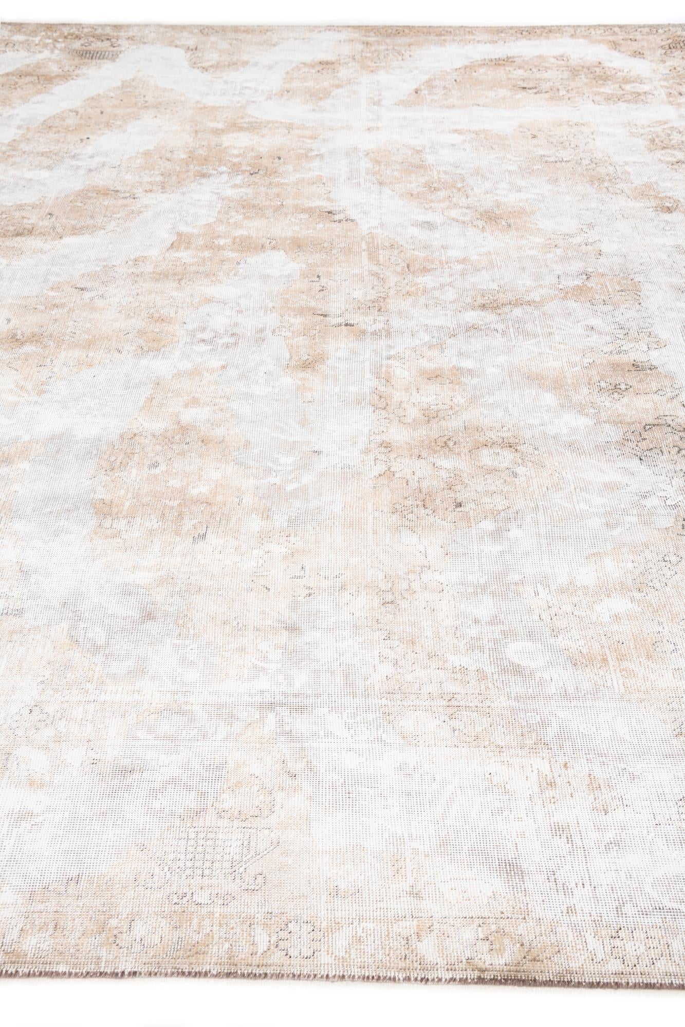 9' 3 x 12' 2 Hand Knotted Ultra Vintage Persian Wool Rug