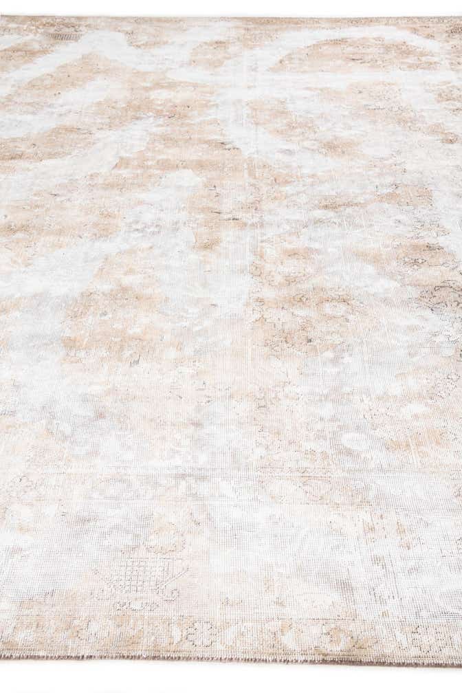 9' 3 x 12' 2 Hand Knotted Ultra Vintage Persian Wool Rug