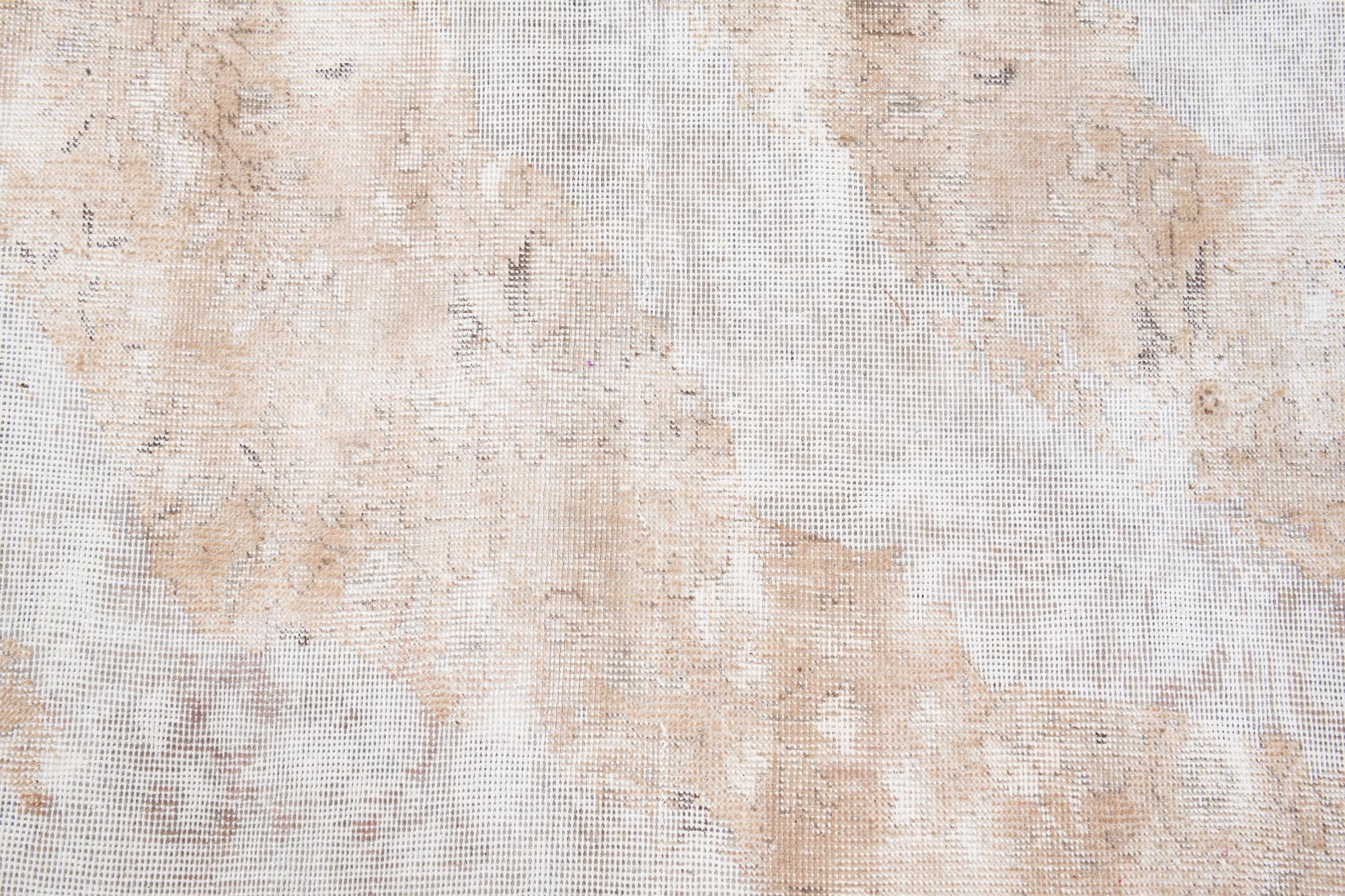 9' 3 x 12' 2 Hand Knotted Ultra Vintage Persian Wool Rug