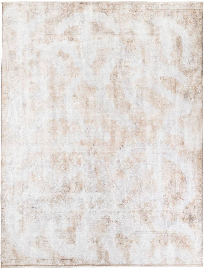 Detail image of 9' 3 x 12' 2 Hand Knotted Ultra Vintage Persian Wool Rug