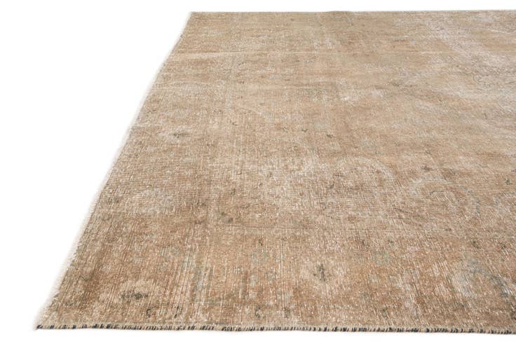 Detail image of 9' 1 x 12' 2 Hand Knotted Ultra Vintage Persian Wool Rug