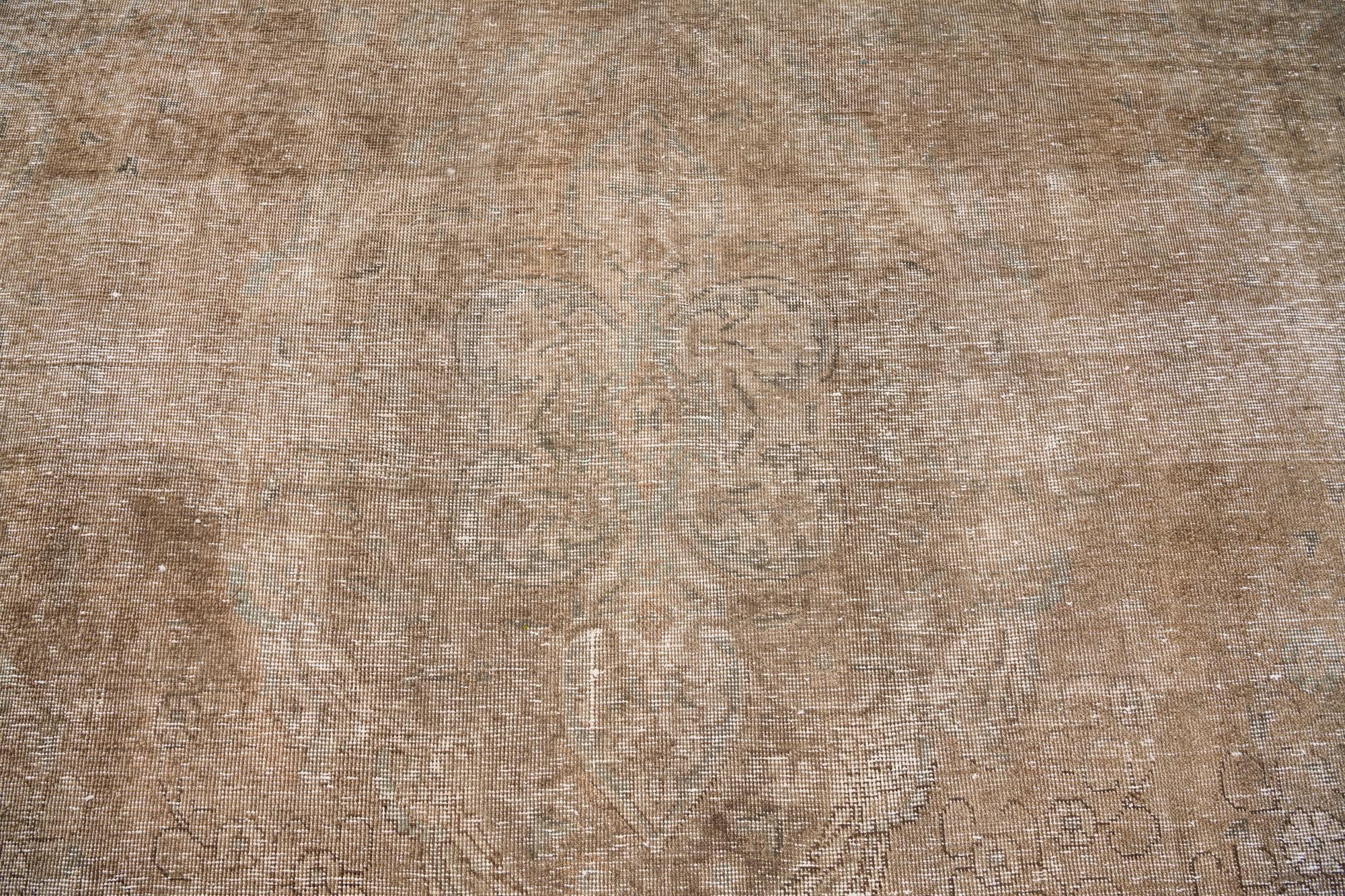 9' 1 x 12' 2 Hand Knotted Ultra Vintage Persian Wool Rug