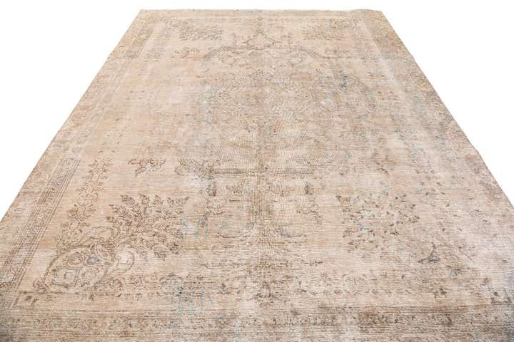 8' 2 x 11' 1 Hand Knotted Ultra Vintage Persian Wool Rug
