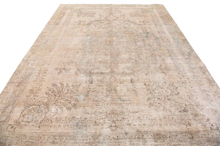 Detail image of 8' 2 x 11' 1 Hand Knotted Ultra Vintage Persian Wool Rug
