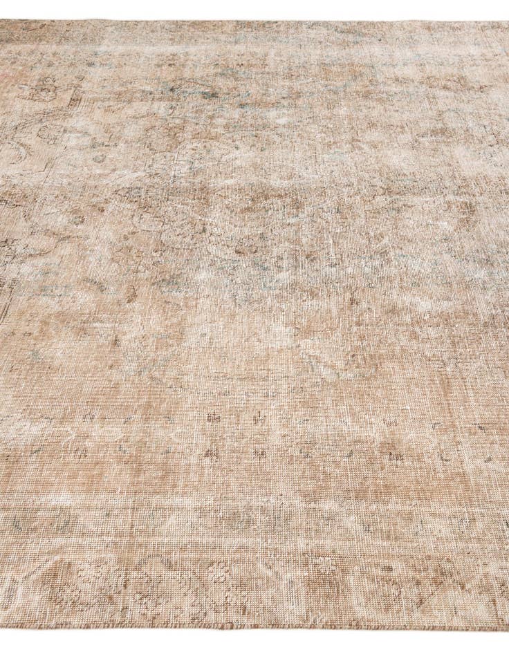 Detail image of 8' 2 x 11' 1  Hand Knotted Ultra Vintage Persian Wool Rug