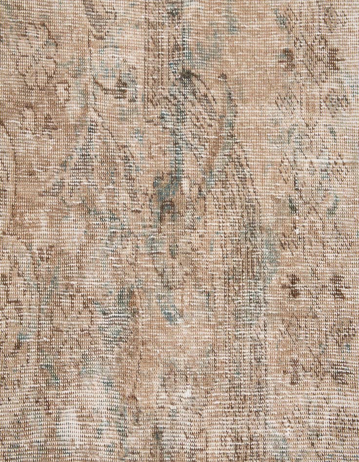 Detail image of 8' 2 x 11' 1  Hand Knotted Ultra Vintage Persian Wool Rug