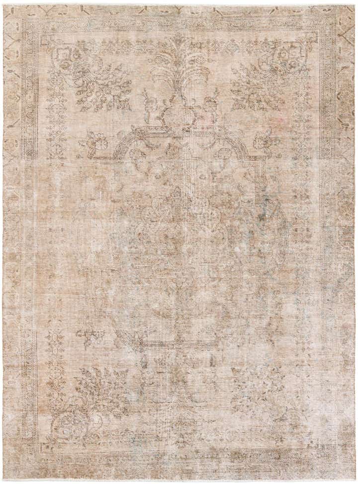 8' 2 x 11' 1 Hand Knotted Ultra Vintage Persian Wool Rug