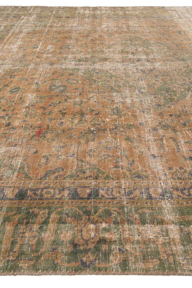 8' 10 x 10' 10 Hand Knotted Ultra Vintage Persian Wool Rug