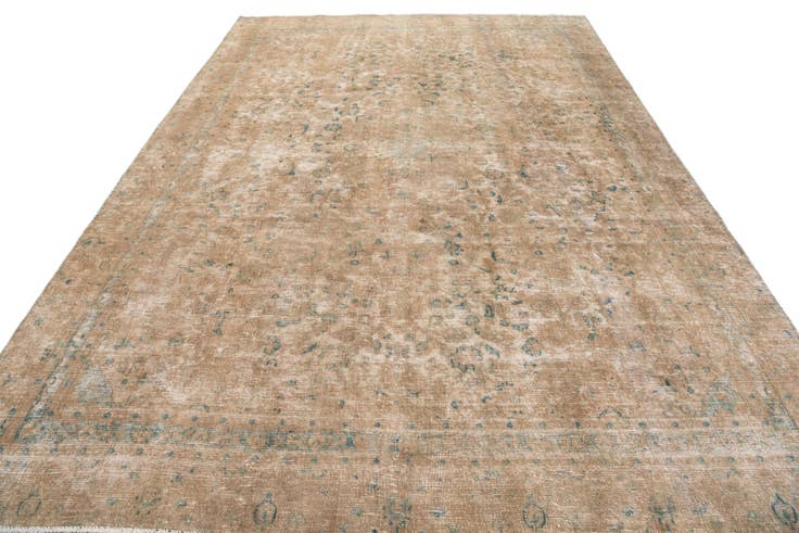 Detail image of 7' 8 x 11' 10 Hand Knotted Ultra Vintage Persian Wool Rug