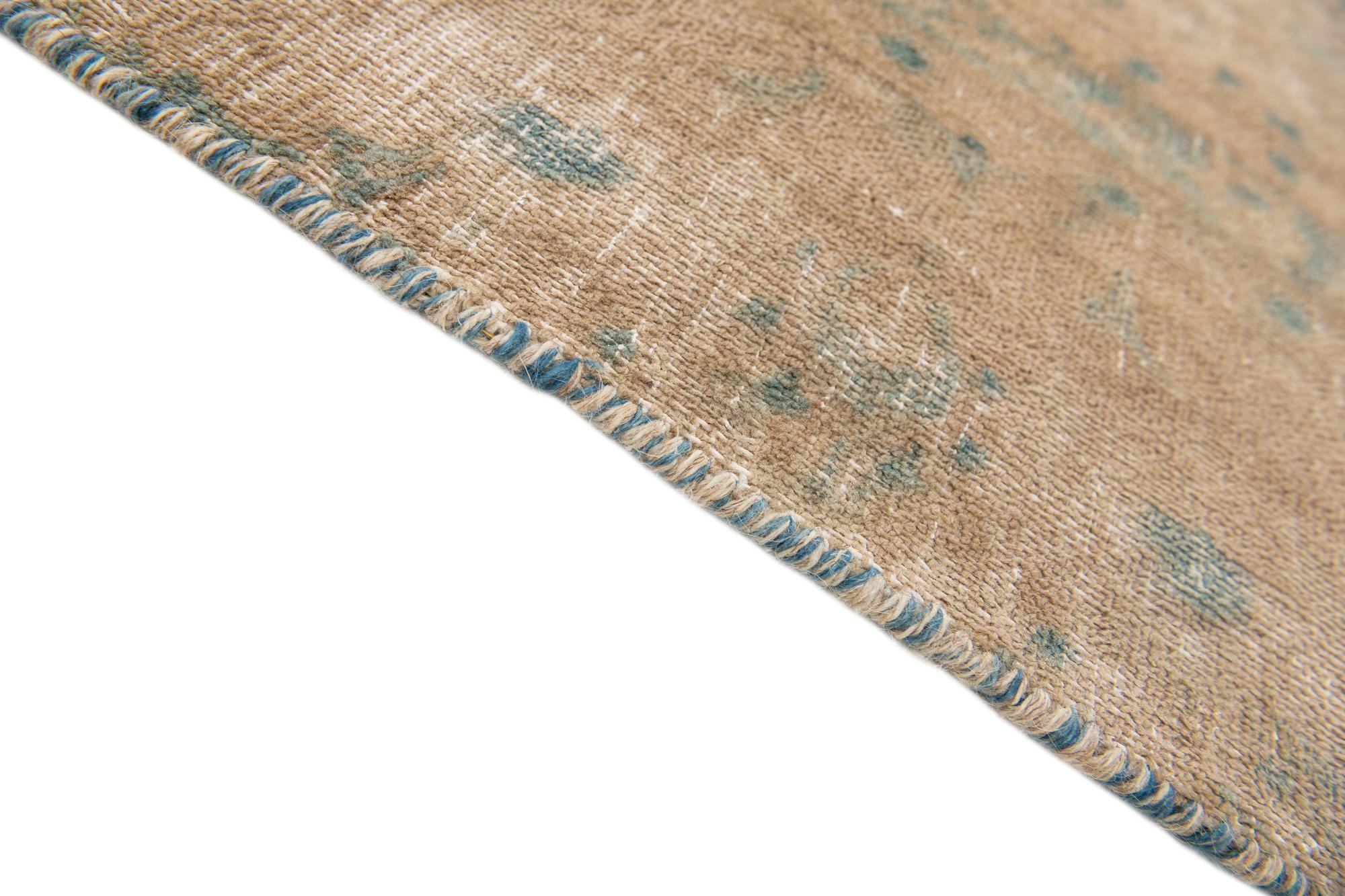 7' 8 x 11' 10 Hand Knotted Ultra Vintage Persian Wool Rug
