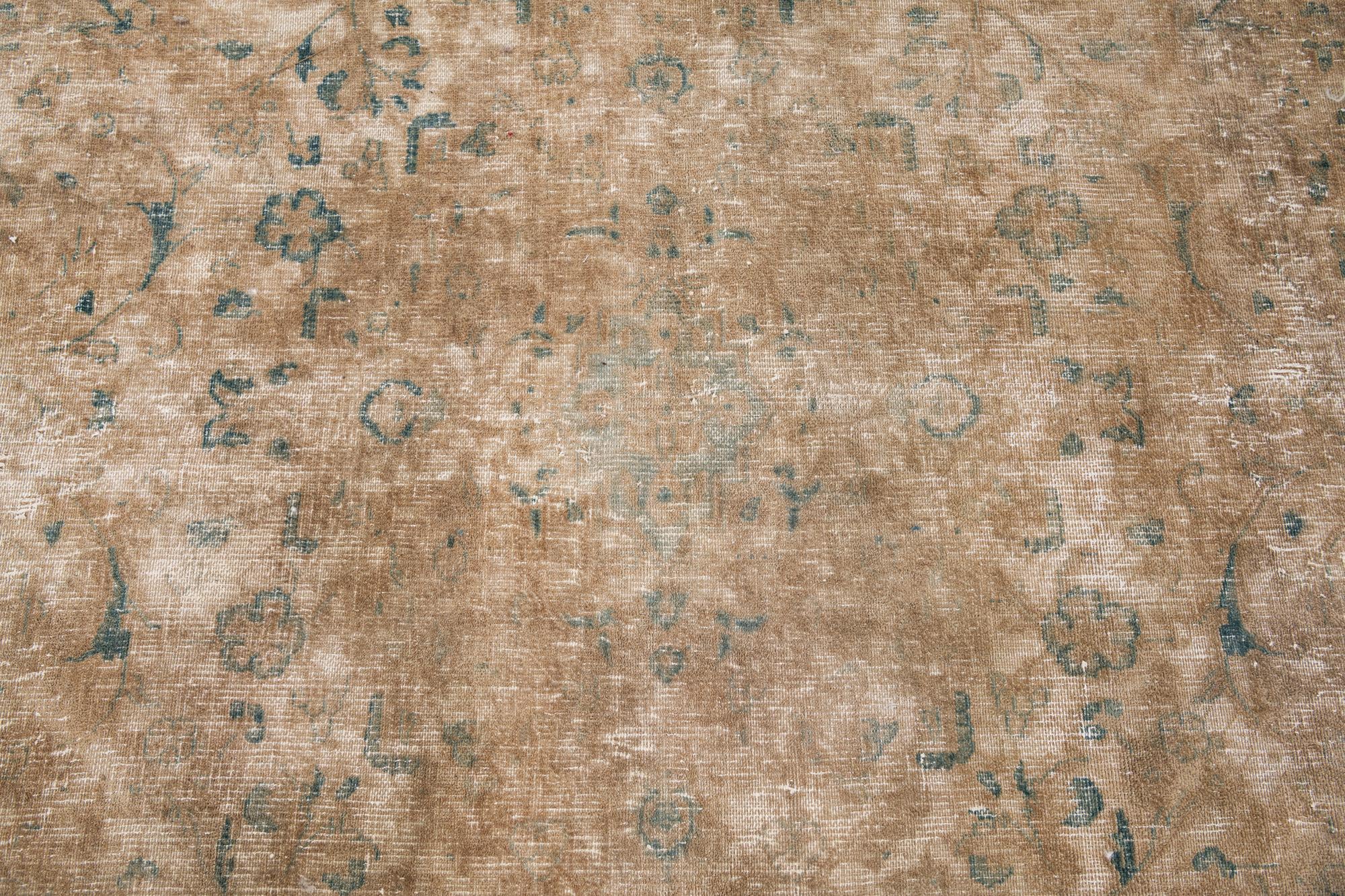 7' 8 x 11' 10 Hand Knotted Ultra Vintage Persian Wool Rug