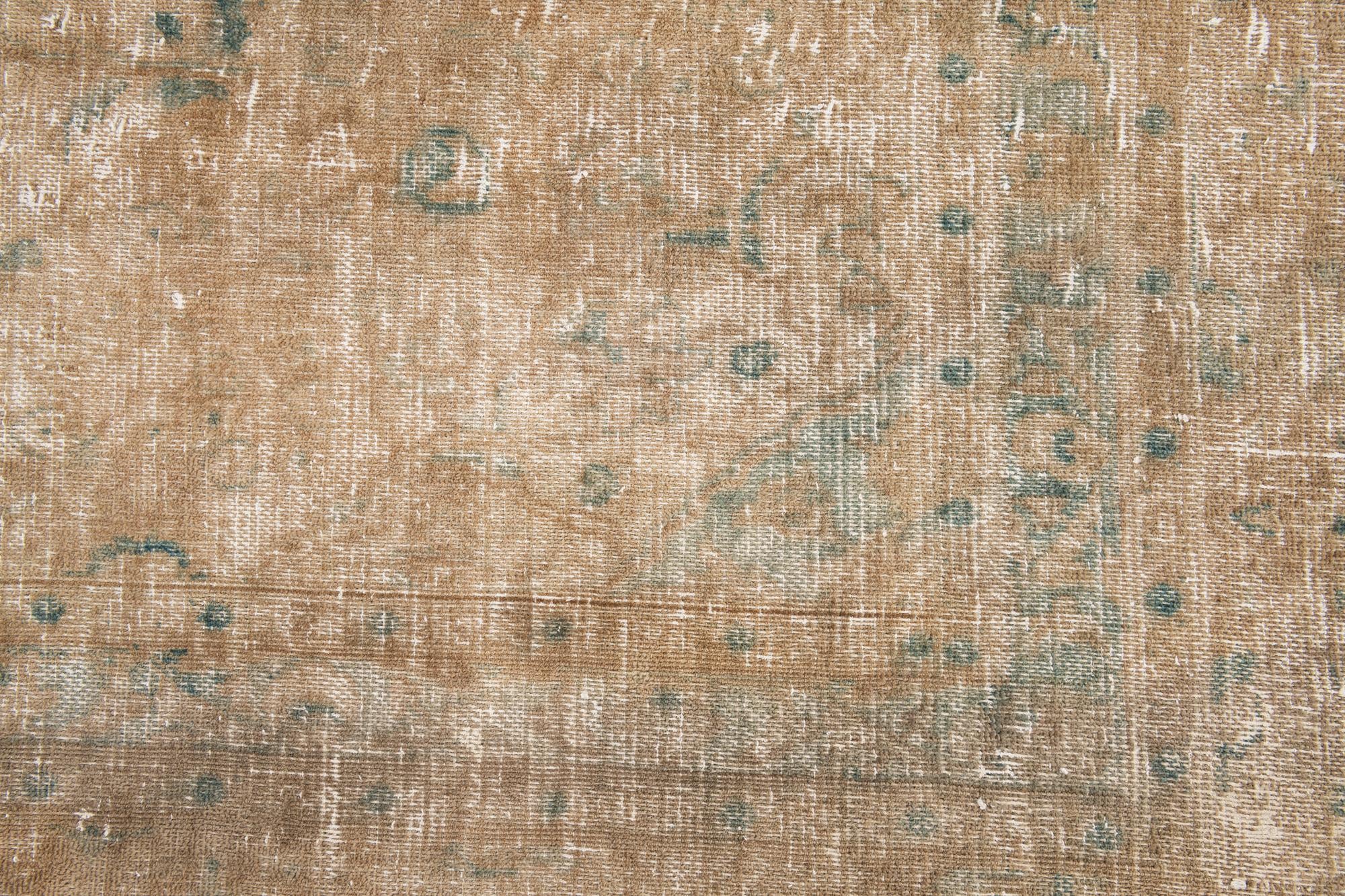 7' 8 x 11' 10 Hand Knotted Ultra Vintage Persian Wool Rug