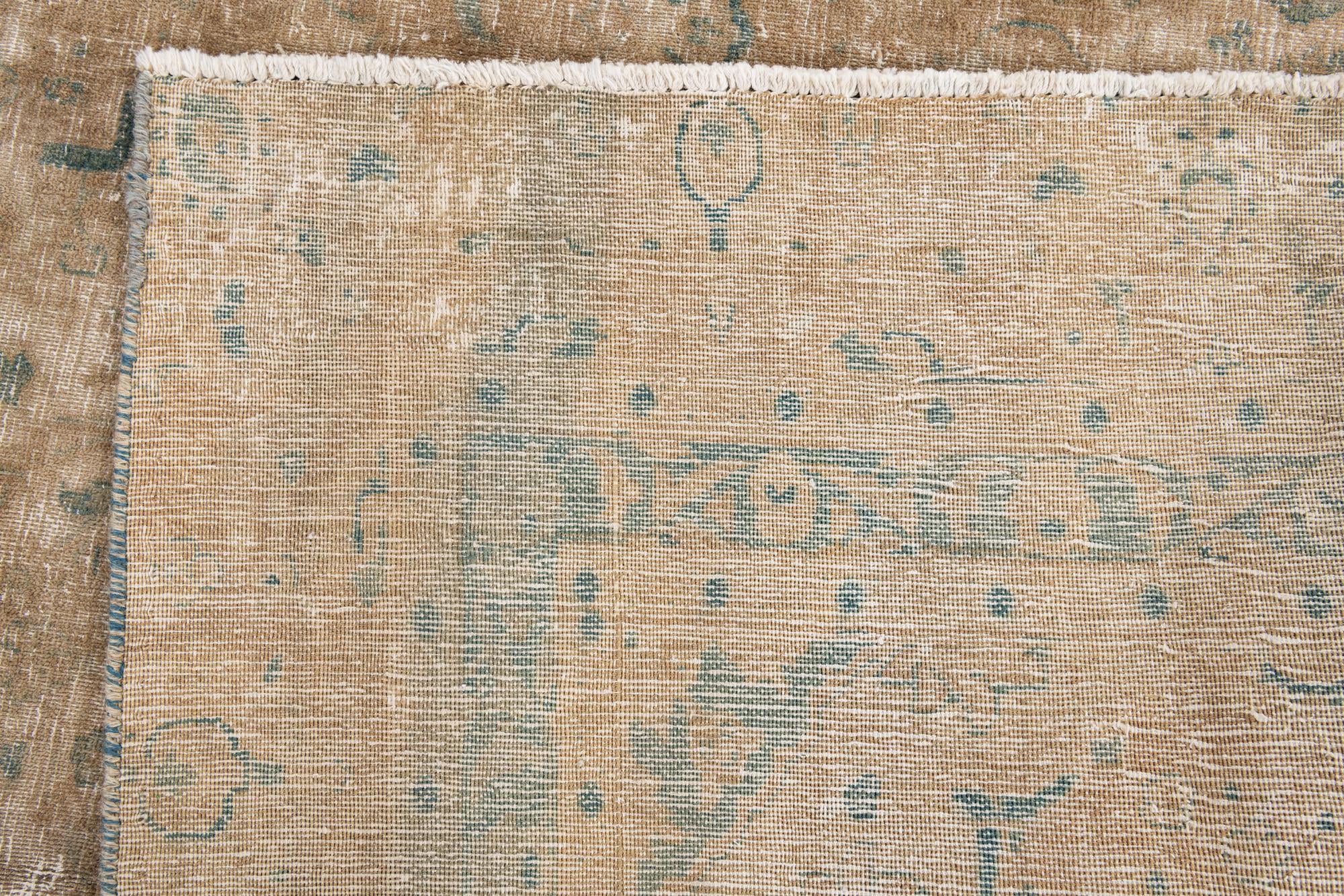 7' 8 x 11' 10 Hand Knotted Ultra Vintage Persian Wool Rug