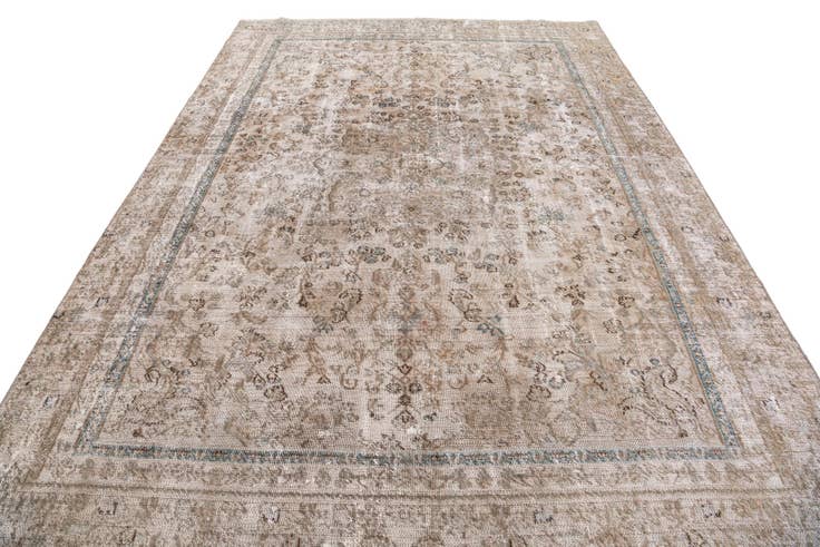 Detail image of 7' x 10' 1 Hand Knotted Ultra Vintage Persian Wool Rug