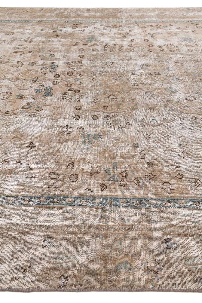 7' x 10' 1 Hand Knotted Ultra Vintage Persian Wool Rug