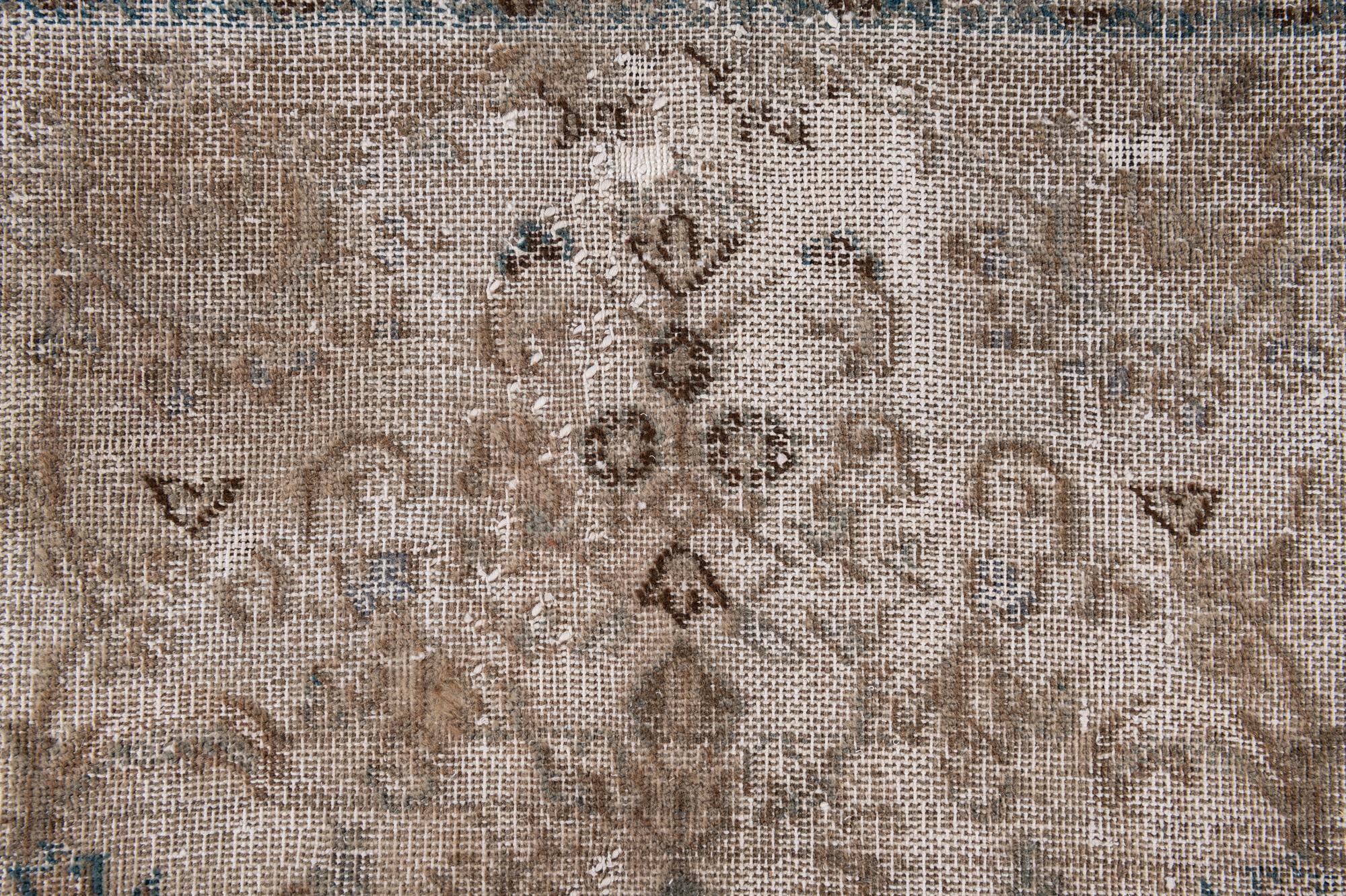 7' x 10' 1 Hand Knotted Ultra Vintage Persian Wool Rug