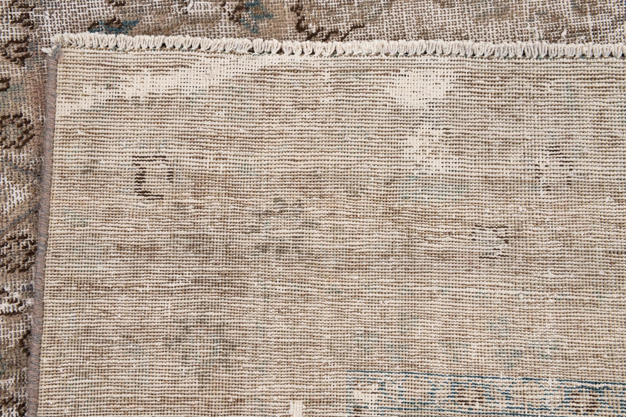 7' x 10' 1 Hand Knotted Ultra Vintage Persian Wool Rug