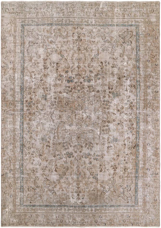 Detail image of 7' x 10' 1 Hand Knotted Ultra Vintage Persian Wool Rug